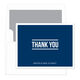 Navy Bold Thank You Folded Note Cards Image 3 of 5